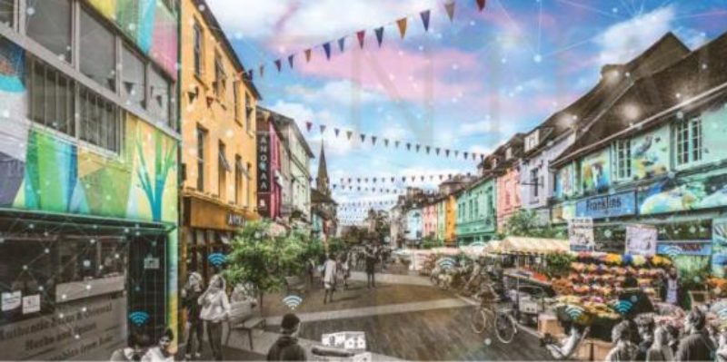 A design drawing of how the Future High Streets Fund money could be used in Salisbury. Credit: Atkins